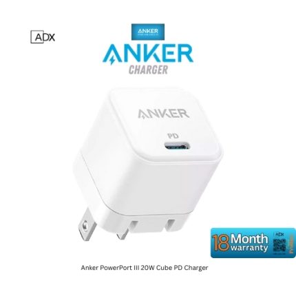 Anker PowerPort III 20W Cube PD Type-C Fast Charging Adapter
