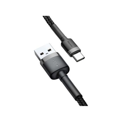 Baseus Cafule Fast Charging Cable USB To Type C 3A Black