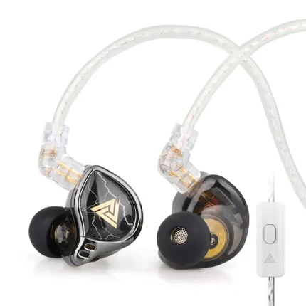 QKZ x HBB Titanium-Coated Diaphragm Driver Earphones (Mic)