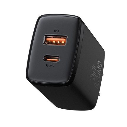 Baseus Compact Super Quick Charger Dual Port U+C 20W CN