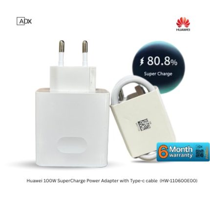 Huawei 100W SuperCharge Power Adapter with 6A Type-C Cable (HW-200500EC02)